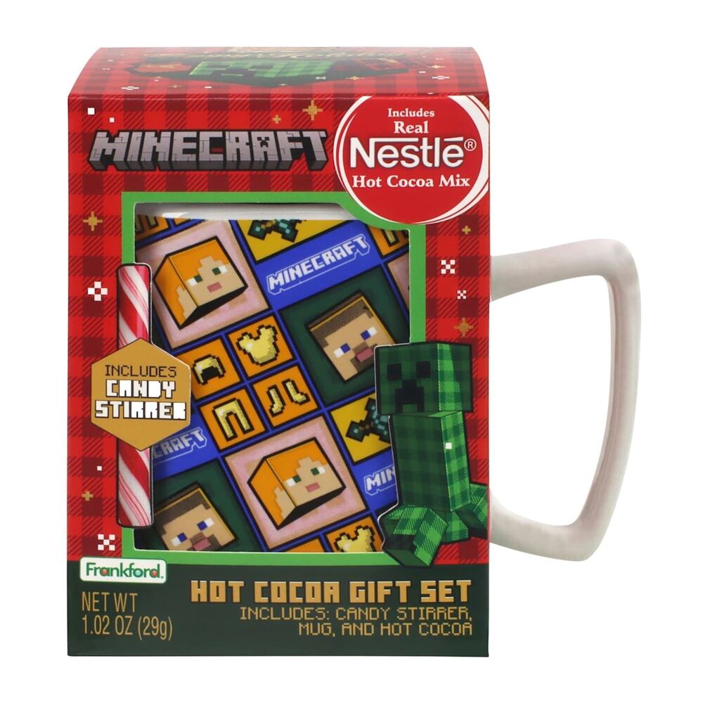 🔥Minecraft Ceramic Hot Cocoa Gift Set BNWT🔥